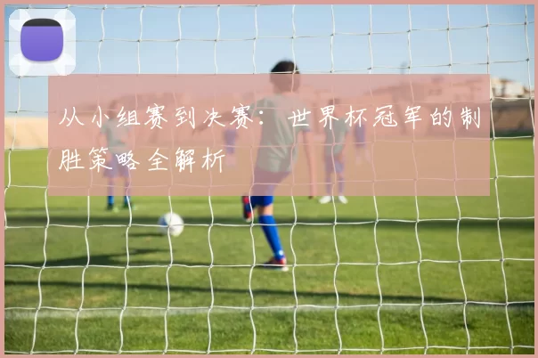 从小组赛到决赛:世界杯冠军的制胜策略全解析