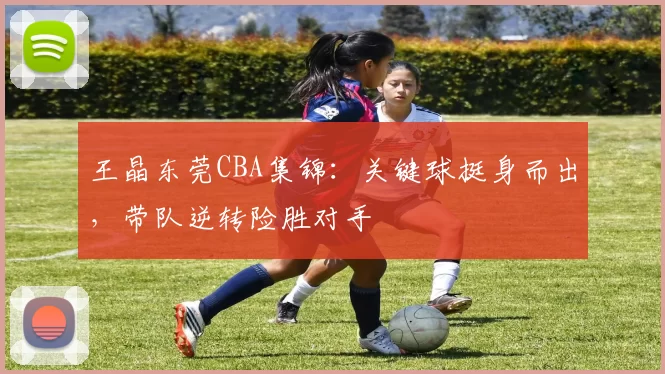 王晶东莞CBA集锦：关键球挺身而出，带队逆转险胜对手