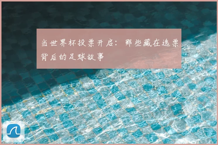 当世界杯投票开启:那些藏在选票背后的足球故事
